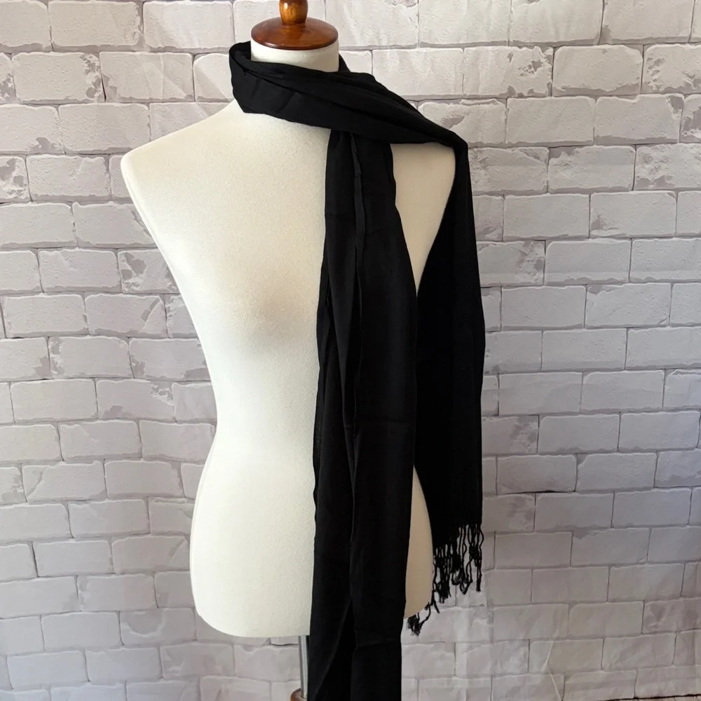Chic Black Women's Scarf